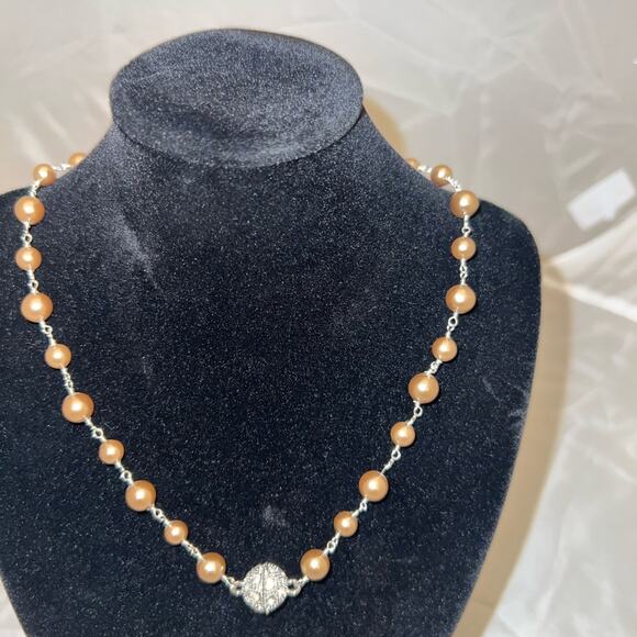 Pearl double strand/choker necklace (2 necklaces in one) - Picture 12 of 16